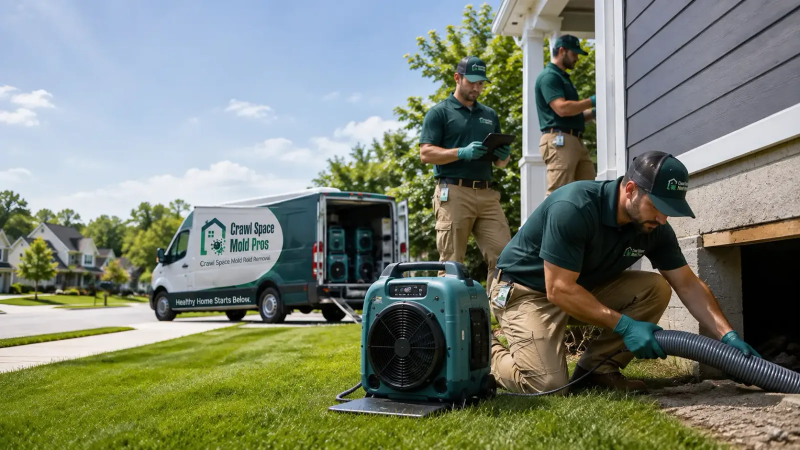 Crawl Space Mold Removal in Clearfield, KY